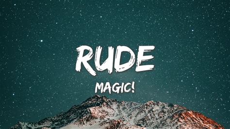 The Backstory of 'Rude' by Magic: An Unlikely Hit
